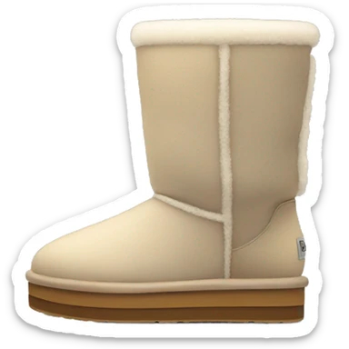 Mini platform Uggs  sticker