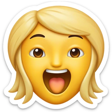 Emoji that represents inspiration sticker