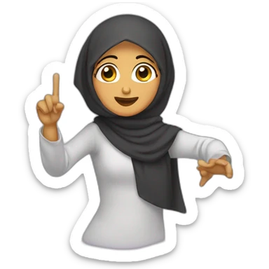 maman arabe qui dab sticker