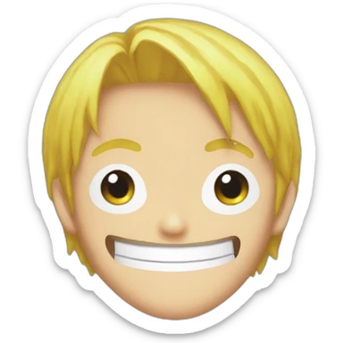 One piece sanji sticker