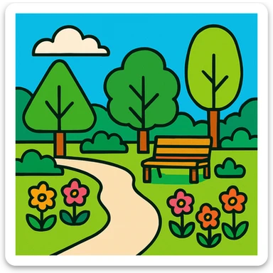 a park sticker