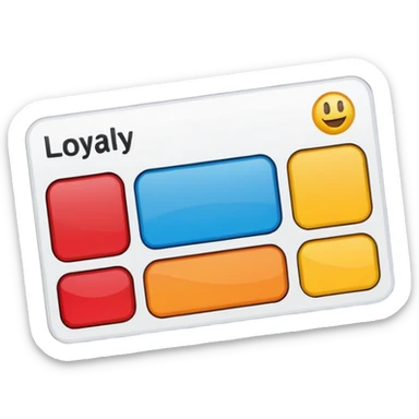 fake costumer loyalty sticker