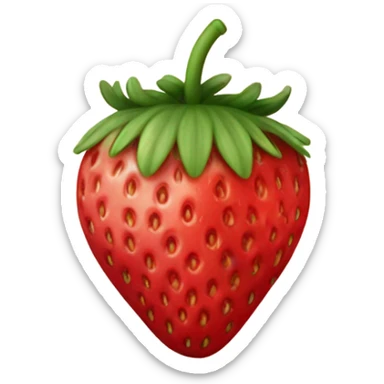 Strawberry sticker