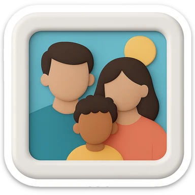 recreate this photo frame but add bit more details sticker