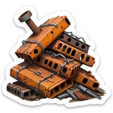 débrouille post apocalyptique ferraille  sticker