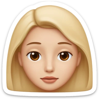 withput lips and eyes sticker