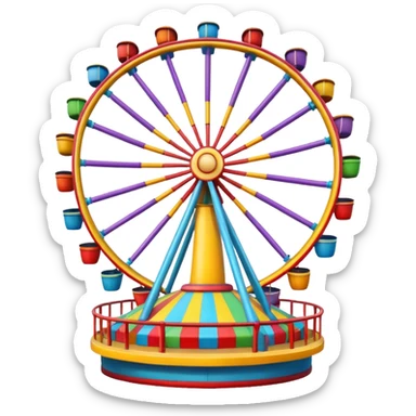 Carnival ride sticker