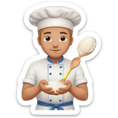 Chef kneading dough


 sticker