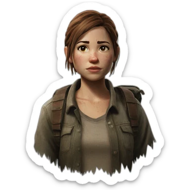 elle the last of us  sticker