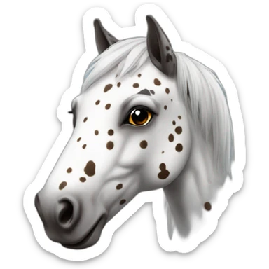 appaloosa horse sticker