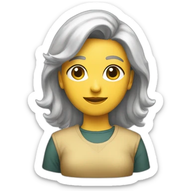 S female backer that backs  sticker