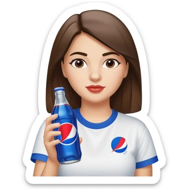 Addison Rae drinking Diet Pepsi  sticker