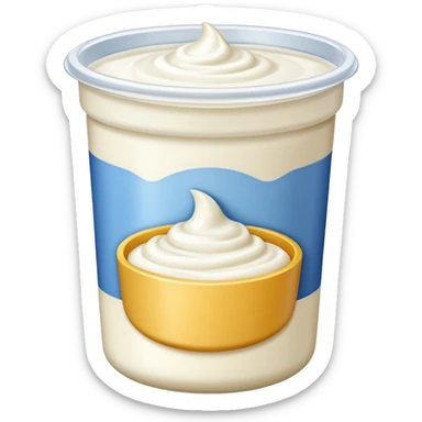 Yogurt envasado  sticker