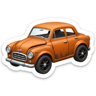 Cursed Toy Car sticker