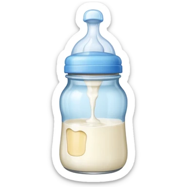 Baby bottle. sticker