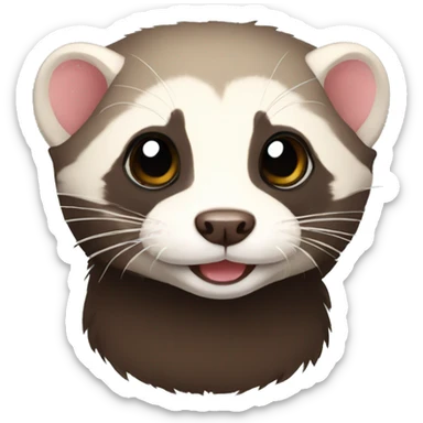 ferret sticker