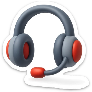 {
  "title": "3D Skeuomorphic Emoji Icon Schema",
  "type": "object",
  "properties": {
    "object": {
      "type": "string",
      "description": "Name of the object to be represented (e.g., 'money bag', 'camera', 'pizza')."
    },
    "style": {
      "type": "string",
      "enum": ["3D skeuomorphic emoji"],
      "description": "Visual style to be used for rendering."
    },
    "materials": {
      "type": "object",
      "properties": {
        "base": {
          "type": "string",
          "description": "Primary material texture, e.g., 'smooth cloth', 'metallic', 'plastic'."
        },
        "details": {
          "type": "array",
          "items": { "type": "string" },
          "description": "Secondary materials or embellishments (e.g., rope, buttons, stitching)."
        }
      }
    },
    "colors": {
      "type": "object",
      "properties": {
        "baseColor": {
          "type": "string",
          "description": "Main color of the object (e.g., '#F5DEB3' for a beige sack)."
        },
        "accentColors": {
          "type": "array",
          "items": { "type": "string" },
          "description": "Accent or highlight colors (e.g., yellow for dollar sign)."
        }
      }
    },
    "lighting": {
      "type": "object",
      "properties": {
        "type": {
          "type": "string",
          "enum": ["soft", "ambient", "studio"],
          "description": "Lighting type used to shade and define volume."
        },
        "shadows": {
          "type": "boolean",
          "description": "Indicates if soft drop shadows are used."
        }
      }
    },
    "geometry": {
      "type": "object",
      "properties": {
        "dimensionality": {
          "type": "string",
          "enum": ["3D"],
          "description": "Indicates that object is rendered in 3D."
        },
        "roundedEdges": {
          "type": "boolean",
          "description": "Indicates if object has smooth, rounded edges."
        }
      }
    },
    "expression": {
      "type": "string",
      "enum": ["playful", "realistic", "friendly"],
      "description": "Overall emotional tone of the icon."
    },
    "background": {
      "type": "string",
      "enum": ["transparent", "white", "gradient"],
      "description": "Background type for the rendered emoji."
    }
  },
  "required": ["object", "style", "materials", "colors", "lighting", "geometry", "expression", "background"]
}

over the ear headphones with a mic and red accents sticker