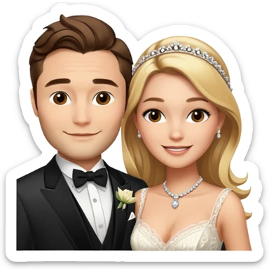 Serena van der Woodsen Marry with chuck bass sticker
