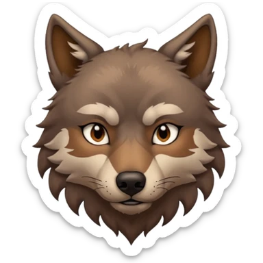 tatoos wolf, sleepy sticker