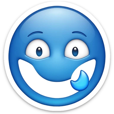 Verificación azul con un chulito blanco  que el emoji s|a sticker