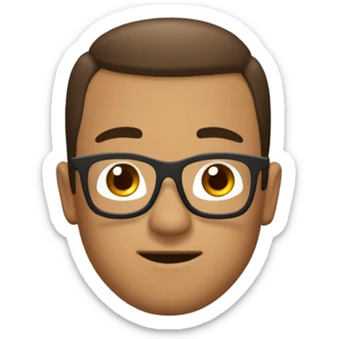 lazo marrón con cuadros blancos sticker