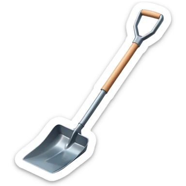  a shovel sticker