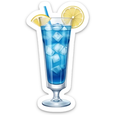 Blue Lagoon Cocktail sticker
