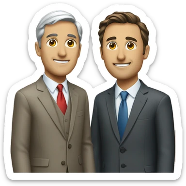 Two finance advisor sticker