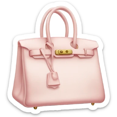 Light pink birkin bag  sticker