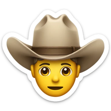 State of Texas wearing a hat  sticker