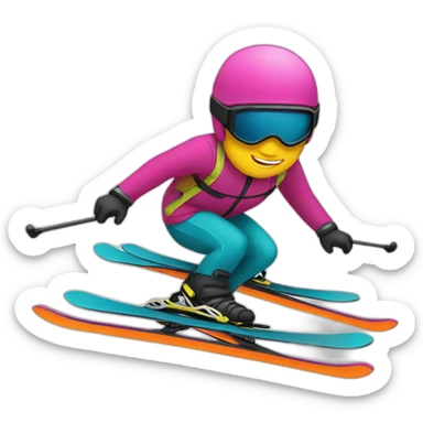 Ski sticker