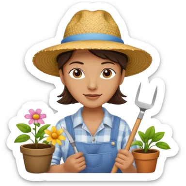 gardening sticker