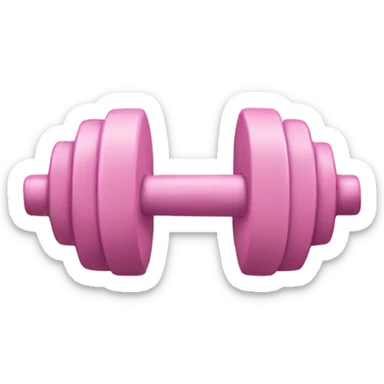 light pink weights sticker