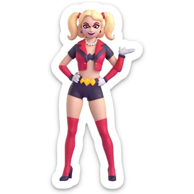 Harley Quinn from DC Comics sticker