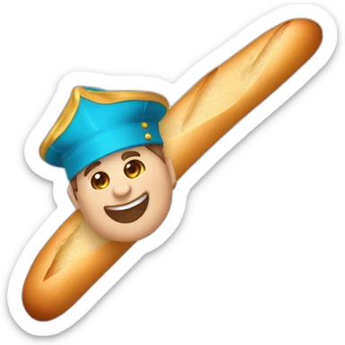 une fée qui vole avec une baguette magique sticker