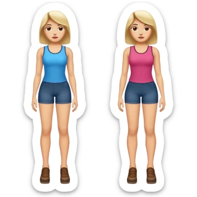 Jambes lourdes femme sticker