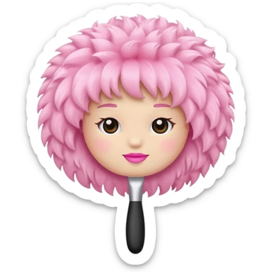 beauty brush sticker