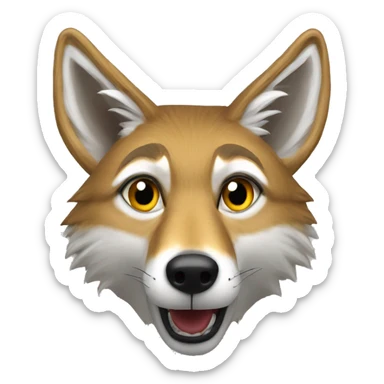 Petre coyote sticker