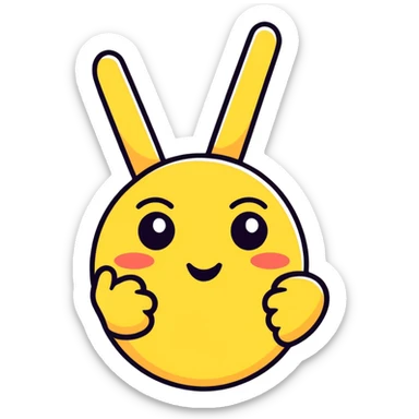 Eye rolling emoji with middle finger sticker