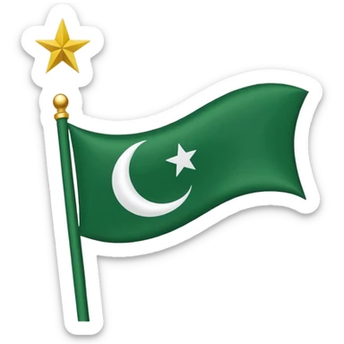 Azad Kashmir flag sticker