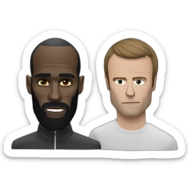 "death grips" mc ride and macron sticker