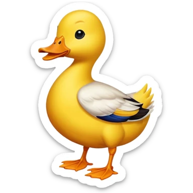 Motivation duck sticker