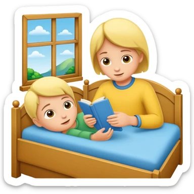 a children’s story picture book sticker