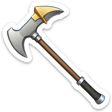 pickaxe minecraft sticker