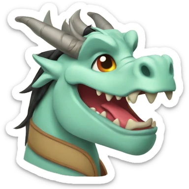 mulan dragon sticker