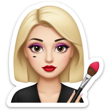 makeup artist sticker