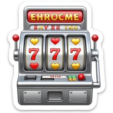 slot machine sticker