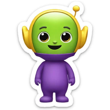 Teletubby sticker