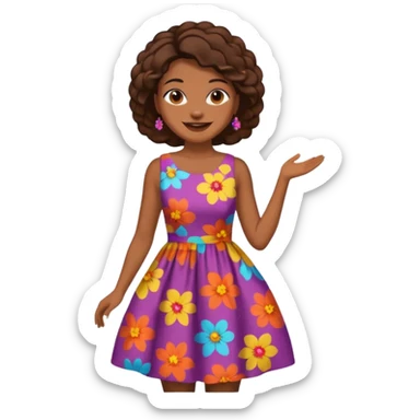 Eu dando tapa na bunda da morena sticker