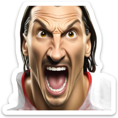 Zlatan Ibrahimovic roar sticker